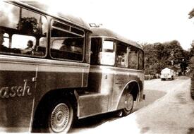 1953 Büssing Sattelschlepper Omnibus der Firma Pott in Wilster