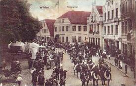 1907 Ringreiter-Verbandfest in der Stadt Wilster