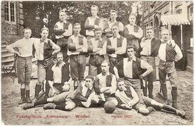 1907 Mannschaft des Fußballvereins Alemannia Wilster