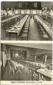 1955 Festsaal im Obergeschoß von Egge´s Gasthof in Beidenfleth