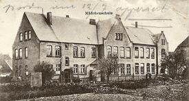 1916 Gebäude der Mädchenschule in der Stadt Wilster
