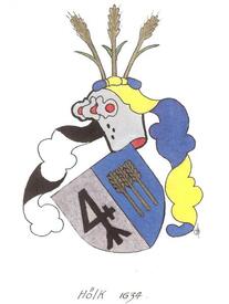 Wappen der Familie Hölk aus der Wilstermarsch