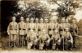 1915 Soldaten aus der Wilstermarsch im I. Weltkrieg - Korporalschaft des Infanterie Regiments 85 „Herzog von Holstein“ 