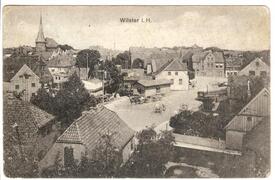 1908 Rosengarten - alter Hafen der Stadt Wilster