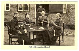 1907 Pfeife rauchende Frauen in Kudensee