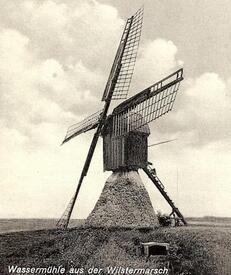 1934 Schöpfmühle in der Wilstermarsch