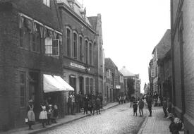 ca. 1894 Burgerstraße in Wilster