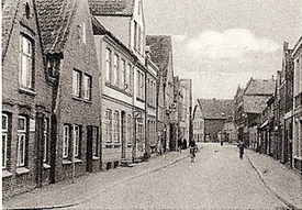 1955 Straße Neustadt in der Stadt Wilster