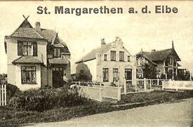 1925 St. Margarethen (Elbe) Häuser an der Bahnhofstraße