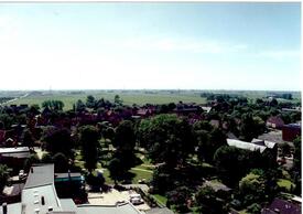 1994 Blick in westliche Richtung über den Stadtpark in Wilster