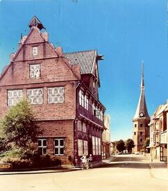 1970 Altes Rathaus, Straße Op de Göten, Kirchturm