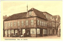 ca. 1928 Op de Göten, Markt, Wilstermarsch Haus, Deichstraße