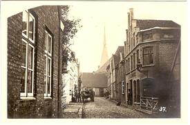 1870 Kohlenmarktstraße und Kohlenmarkt in Wilster