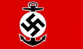 Wassersportflagge - zwangsverordnet in der Zeit der Nazi Diktatur in den Jahren 1936 bis 1945