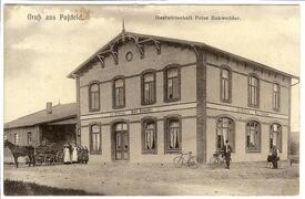 1910 Poßfeld in der Gemeinde Nortorf, Gastwirtschaft Zur Erholung