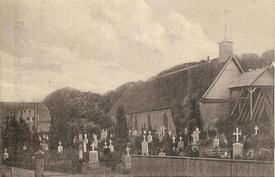 1920 Heiligenstedten – Marien Kirche und Pfarrhaus