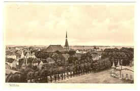 1930 Blick von Nordosten auf Wilster