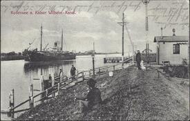 1907 Signalstation am Kaiser Wilhelm Kanal bei Kudensee