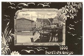 1906 Wilsteraner Hafen am Rosengarten