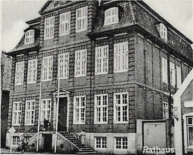 1955 Palais Doos - Neues Rathaus - in der Stadt Wilster