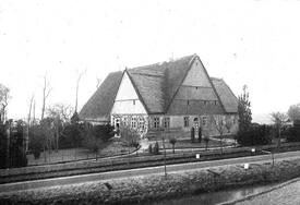 1913 Husmannshus (Hof von Heinrich Lübbe) in der Stadt Wilster an der Straße nach Diekdorf