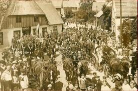 1920 St. Margarethen - Festumzug der Ring- oder der Rolandsreiter