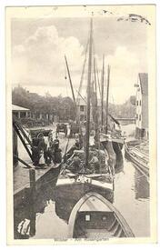 1915 Hafen Rosengarten an der Wilsterau in der Stadt Wilster