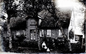 1910 Wohnhaus zu einem Gehöft in Nortorf in der Wilstermarsch