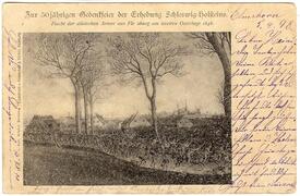 1898 Schleswig-Holsteinische Erhebung - 24.04.1848 Flucht der dänischen Armee aus Flensburg