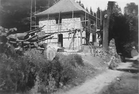 1937 Errichtung der Fick´schen Häuser am ehemaligen Standort des vormaligen Krankenhaus für die Beschäftigten beim Bau des Kaiser-Wilhelm Kanal