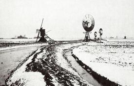 1930 Schöpfmühlen an der Neufelder Wettern in der Wilstermarsch