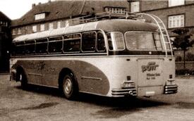 1950 Omnibus der Firma Pott in Wilster - Fabrikat Büssing