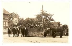 1932 Umzug zum 650ten Stadtjubiläum der Stadt Wilster am 29. Mai 1932 - Festwagen Wirteverein