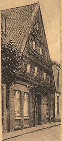 1915 Haus Hudemann an der Schmiedestraße in der Stadt Wilster