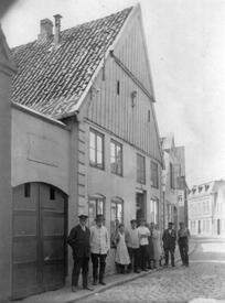 1941 Schlachterei von Holdt am Klosterhof in der Stadt Wilster